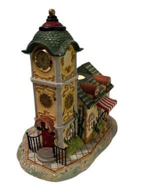 PartyLite Old World Village Collection The Clocktower P7887 retired